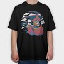 Pirate Cartoon, Tricou Oversize Barbati (Unisex)