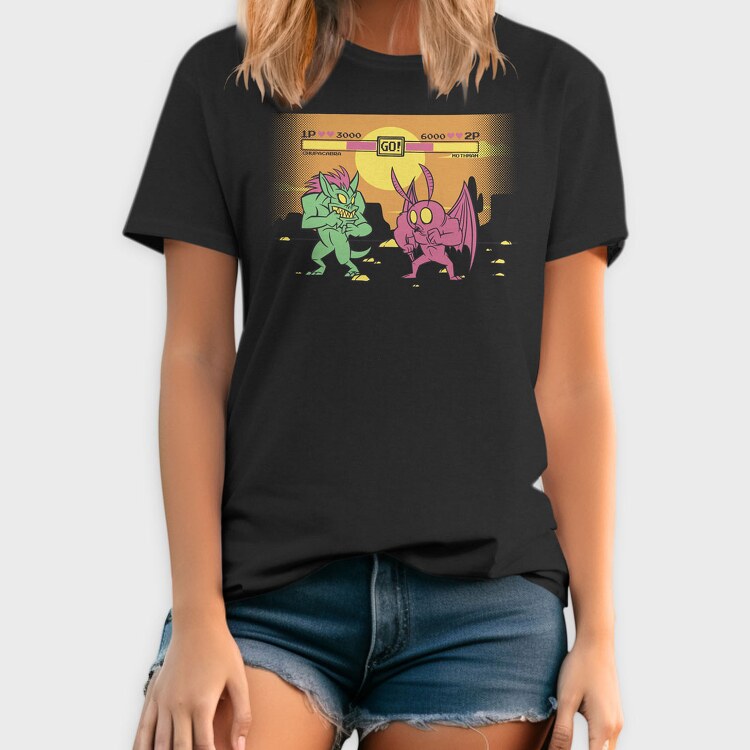 Chupacabra vs Mothman, Tricou Barbati (Unisex)