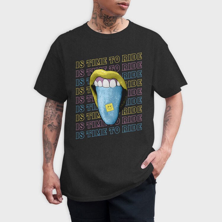 Is Time to Ride, Tricou Barbati (Unisex)