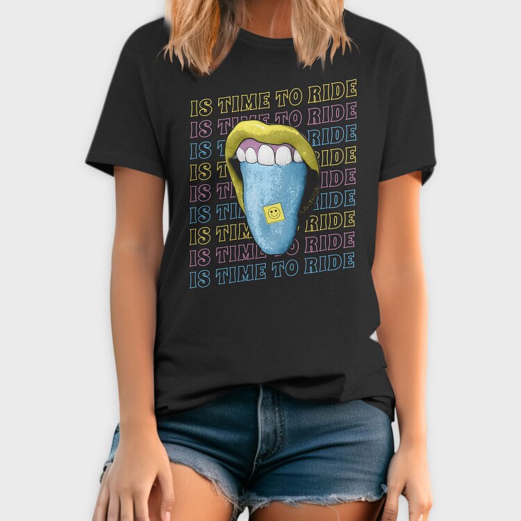 Is Time to Ride, Tricou Barbati (Unisex)