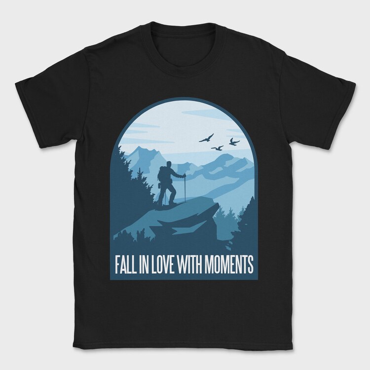 Fall In Love With Moments, Tricou Barbati (Unisex)