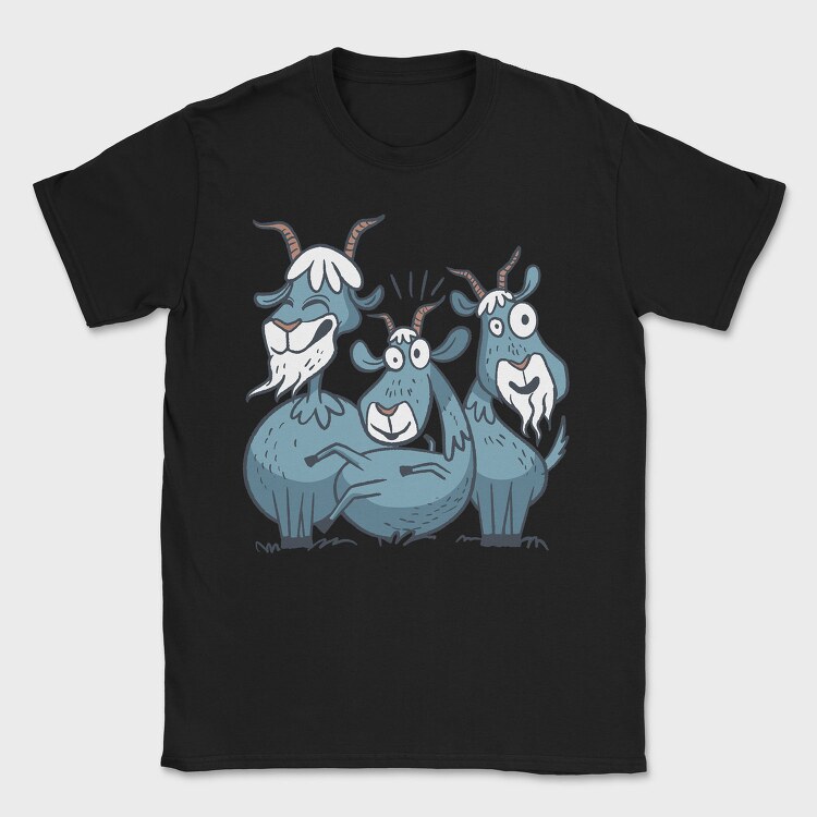 Crazygoats, Tricou Barbati (Unisex)