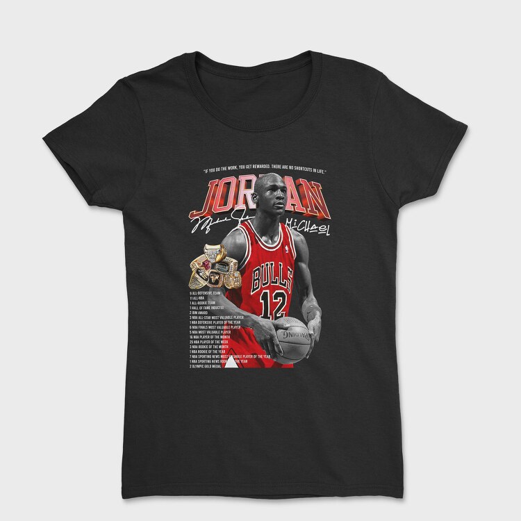 Jordan Bulls Rings, Tricou Femei