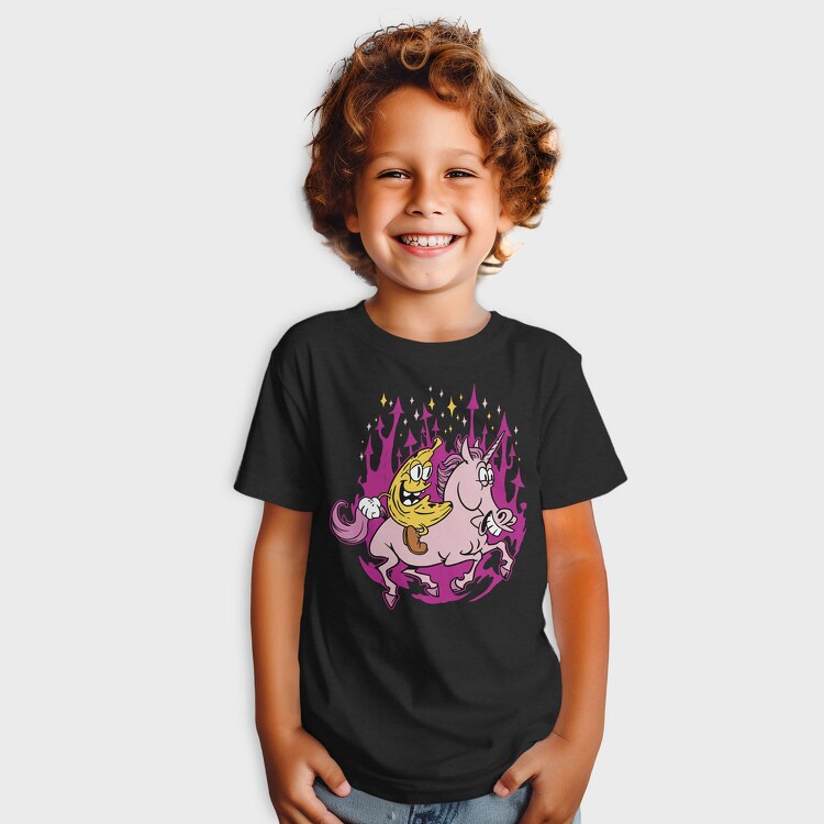 Banana Riding a Unicorn, Tricou Copii