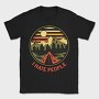 Camping Retro, Tricou Barbati (Unisex)