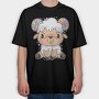 Cute Aries, Tricou Oversize Barbati (Unisex)
