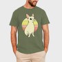 Chihuahua Retro Sunset, Tricou Barbati (Unisex)