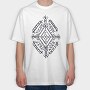 Berber Motif Mofit, Tricou Oversize Barbati (Unisex)