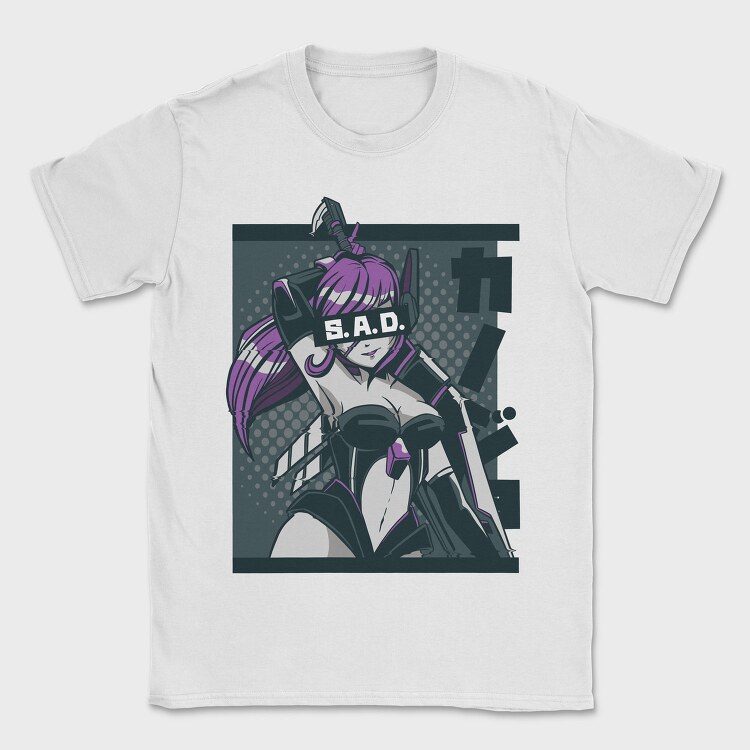 Girl SAD, Tricou Barbati (Unisex)