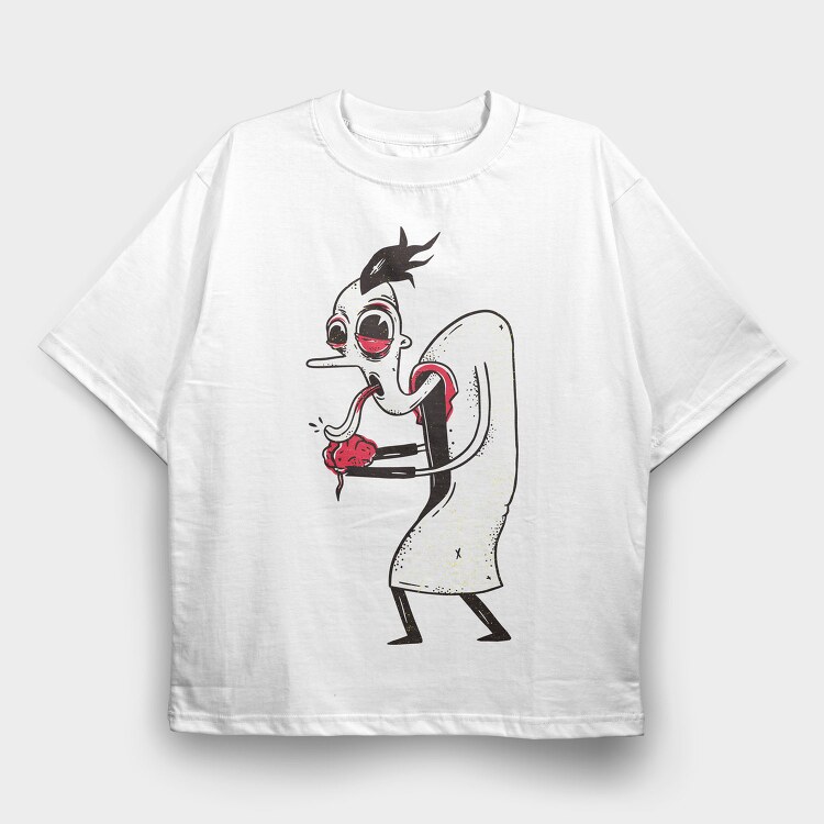 Mad Scientist Brain, Tricou Oversize Barbati (Unisex)