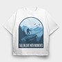 Fall In Love With Moments, Tricou Oversize Barbati (Unisex)