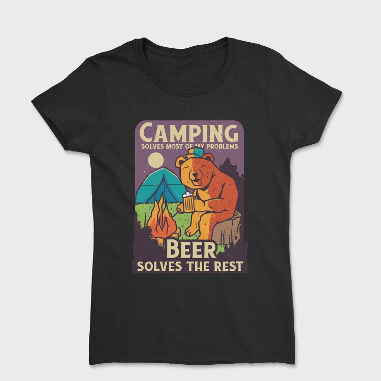 Camping and Beer, Tricou Femei
