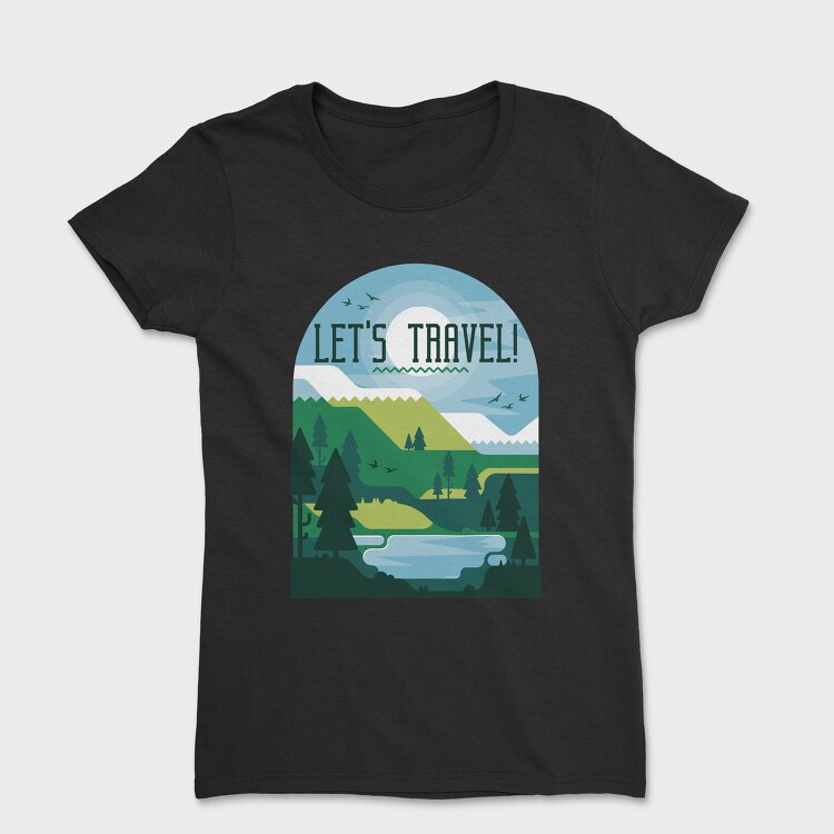 Let's Travel, Tricou Femei