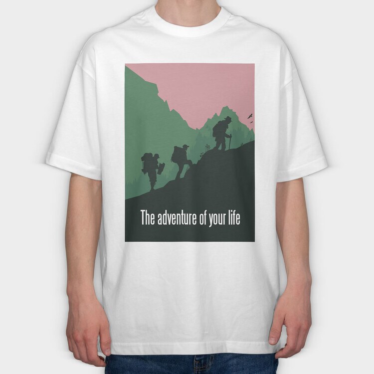 The Adventure Of Your Life, Tricou Oversize Barbati (Unisex)