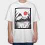 Graphite Landscape, Tricou Oversize Barbati (Unisex)