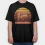 Overland Adventures, Tricou Oversize Barbati (Unisex)