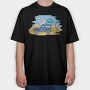 Offroad Camping, Tricou Oversize Barbati (Unisex)