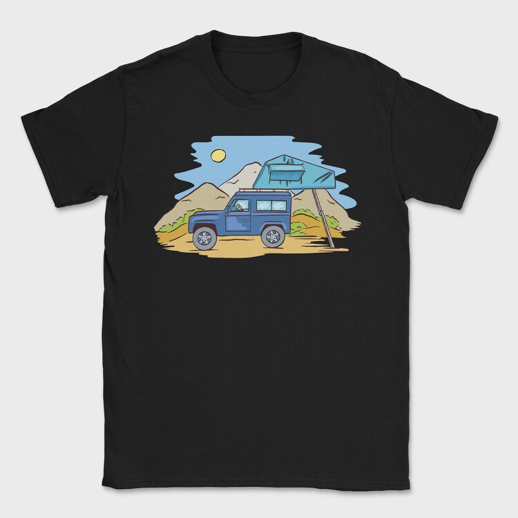 Offroad Camping, Tricou Barbati (Unisex)