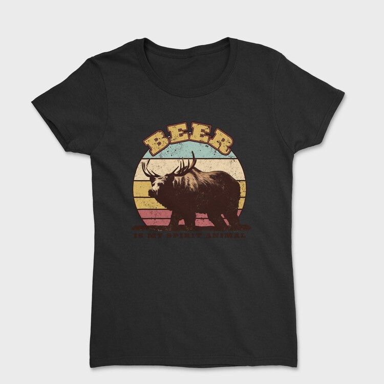 Beer Spirit Animal, Tricou Femei