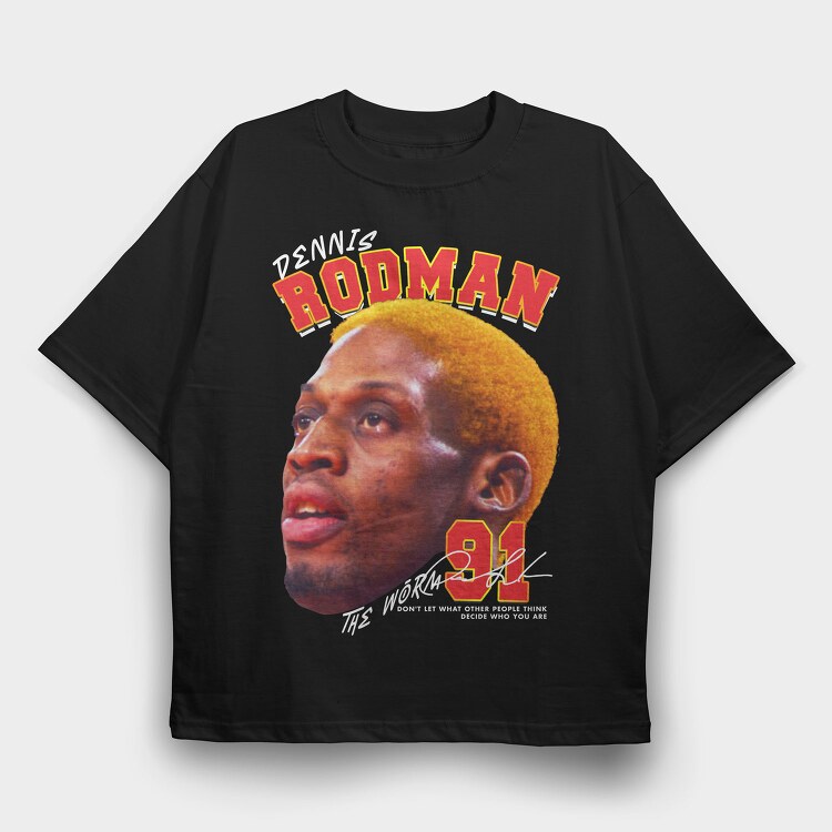 Rodman 91, Tricou Oversize Barbati (Unisex)