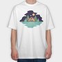 Camping Baby, Tricou Oversize Barbati (Unisex)