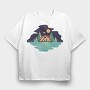 Camping Baby, Tricou Oversize Barbati (Unisex)