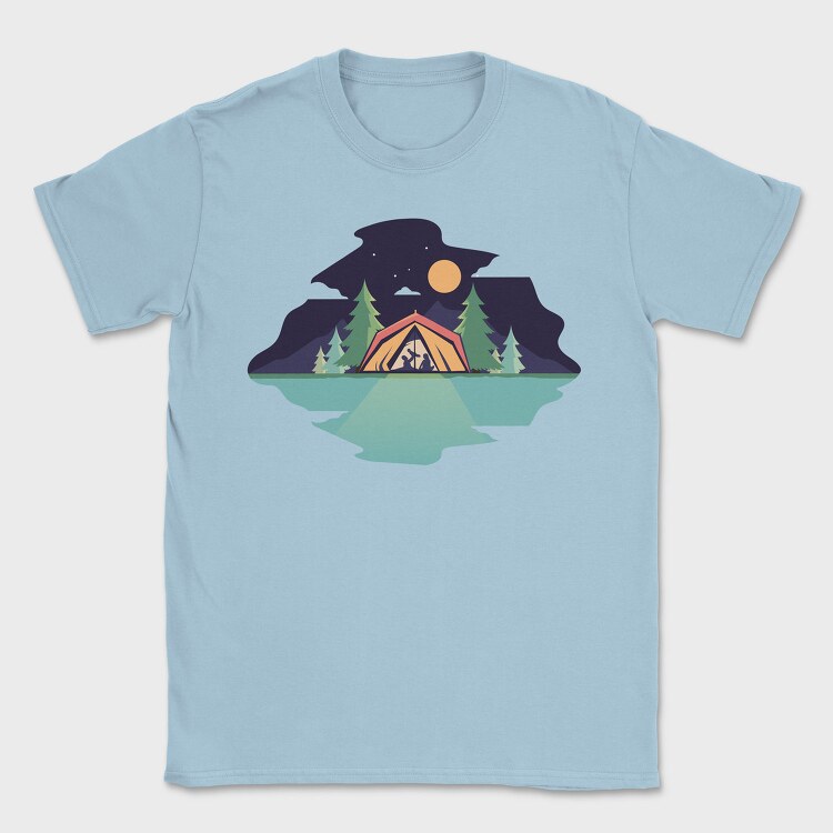 Camping Baby, Tricou Barbati (Unisex)