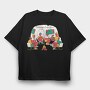 Camping People, Tricou Oversize Barbati (Unisex)