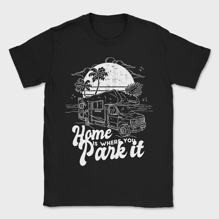 Camper Van Beach, Tricou Barbati (Unisex)
