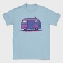 Camper Van Purple, Tricou Barbati (Unisex)