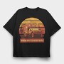 Overland Adventures, Tricou Oversize Barbati (Unisex)