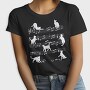Music Staff Cats, Tricou Femei