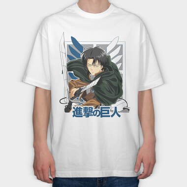 Attack on Titan 1, Tricou Oversize Barbati (Unisex)