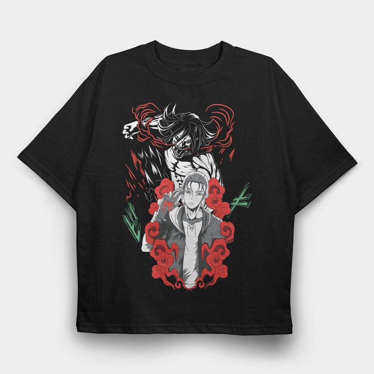 Attack on Titan 33, Tricou Oversize Barbati (Unisex)