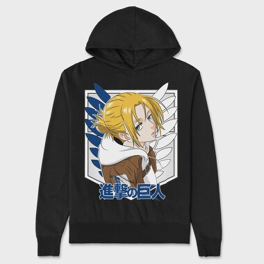 Attack on Titan 4, Hanorac Oversize Barbati (Unisex)
