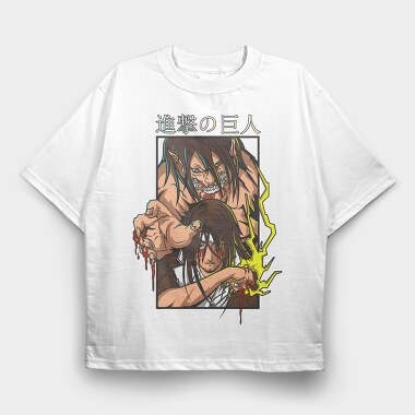 Attack on Titan 8, Tricou Oversize Barbati (Unisex)