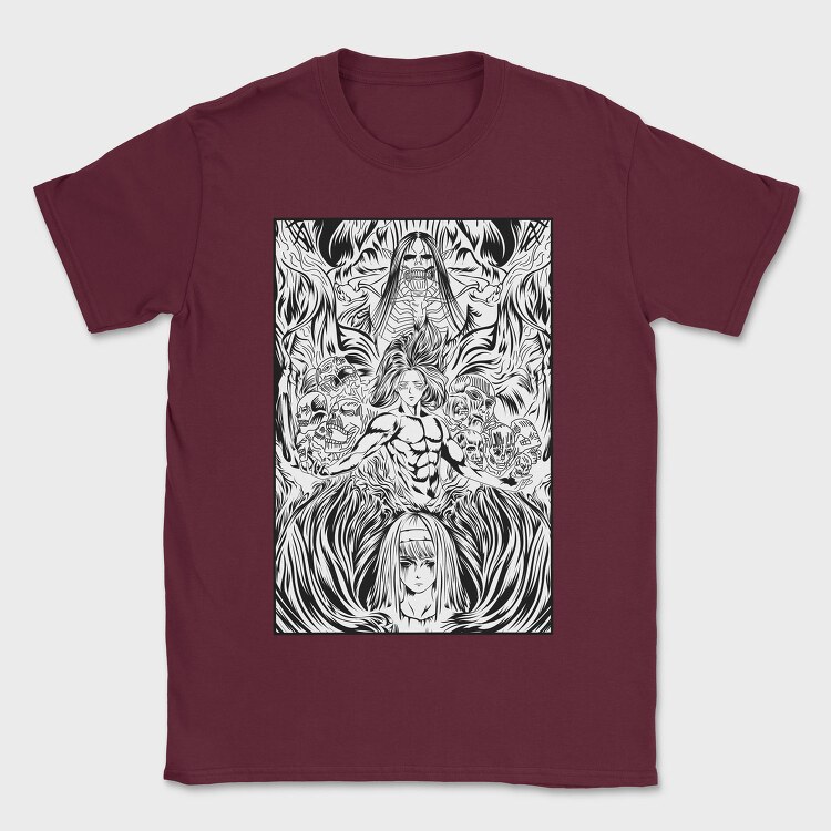 Attack on Titan 43, Tricou Barbati (Unisex)
