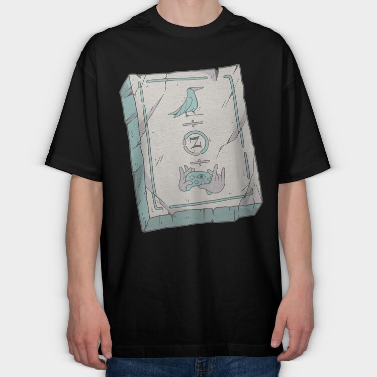 Egyptian Stone, Tricou Oversize Barbati (Unisex)