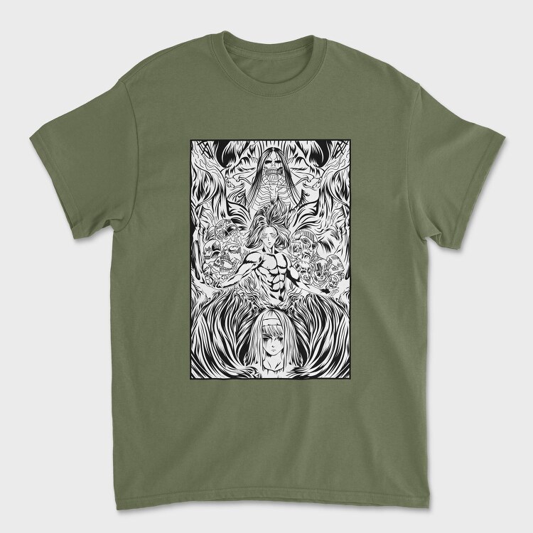 Attack on Titan 43, Tricou Barbati (Unisex)
