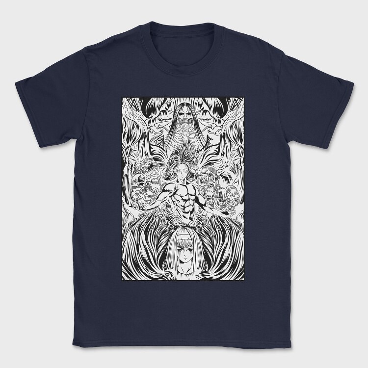 Attack on Titan 43, Tricou Barbati (Unisex)