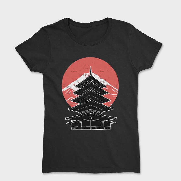 Pagoda FujiJapan, Tricou Femei