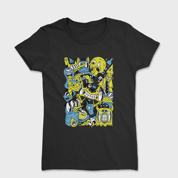 Monster Collage, Tricou Femei