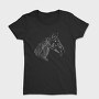 Horse Hand Draw, Tricou Femei