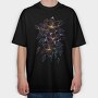 Flower Line, Tricou Oversize Barbati (Unisex)