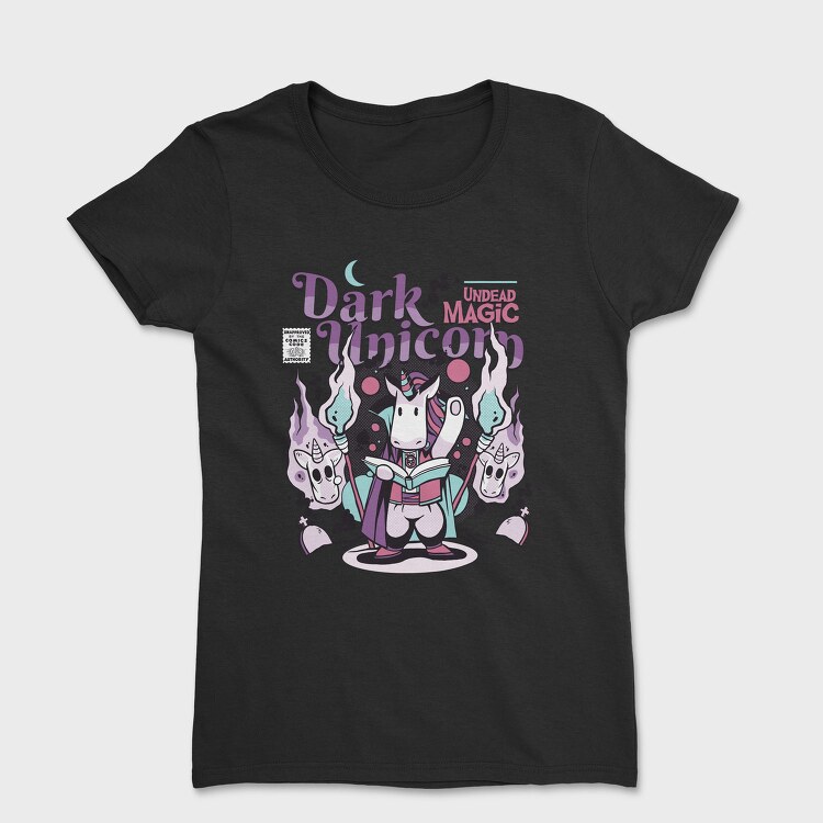 Dark Unicorn Funny, Tricou Femei