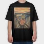 Hipster Scream, Tricou Oversize Barbati (Unisex)