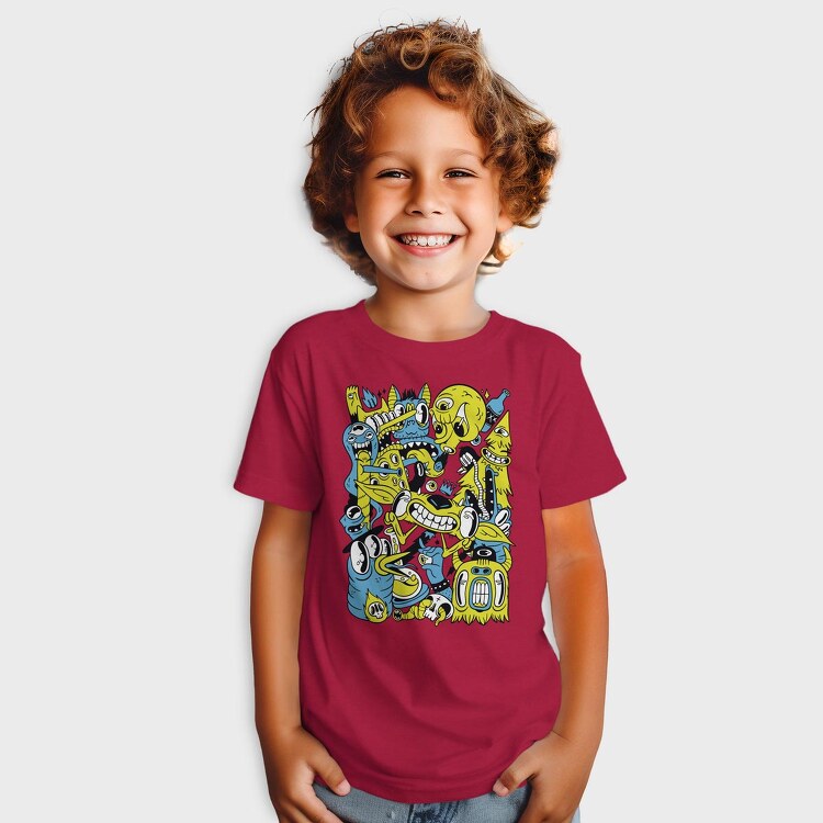 Monster Collage, Tricou Copii