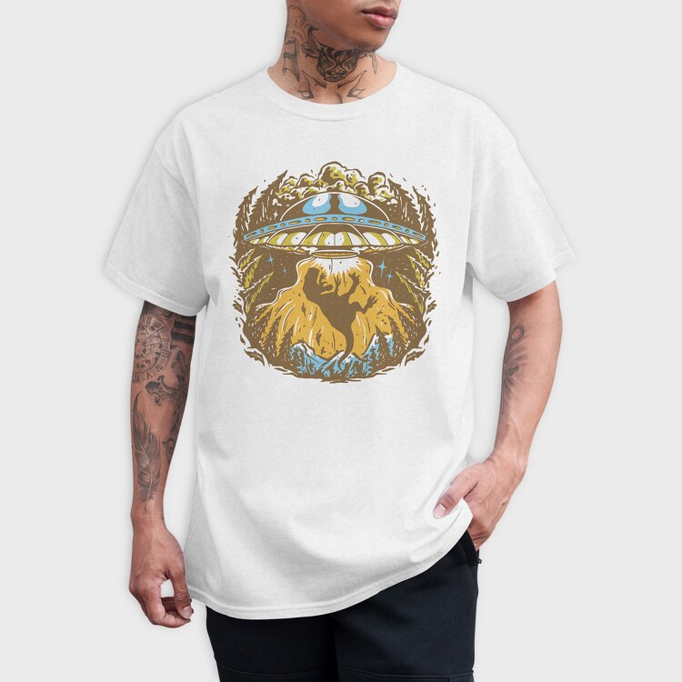 Ufo Dinosaurs, Tricou Barbati (Unisex)