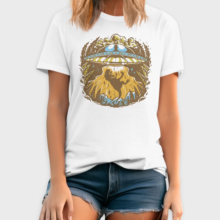 Ufo Dinosaurs, Tricou Barbati (Unisex)