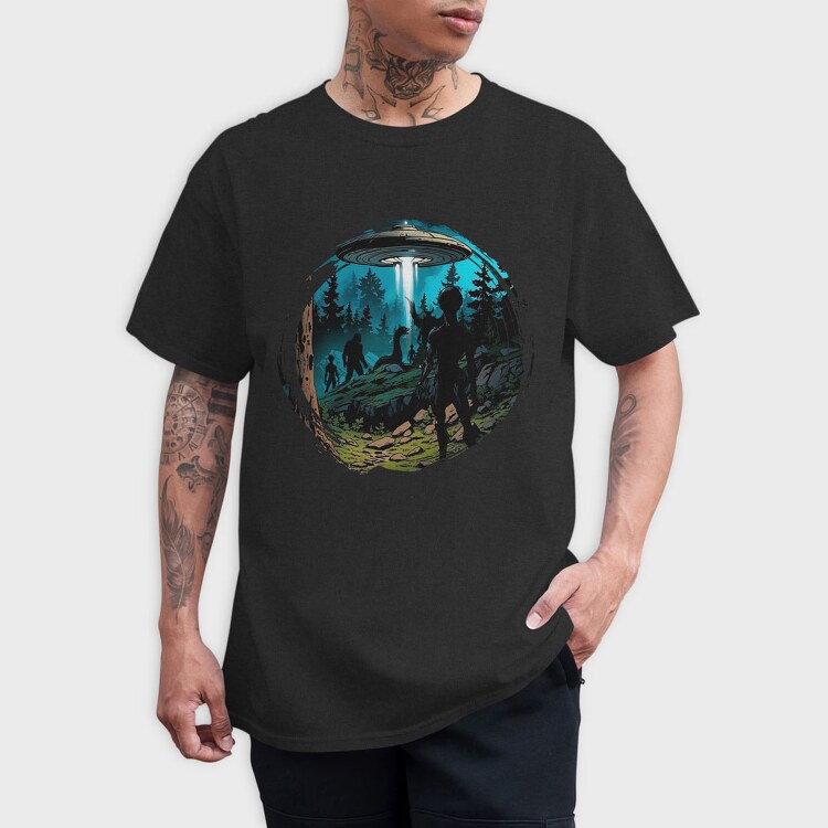 Ufo Nature, Tricou Barbati (Unisex)